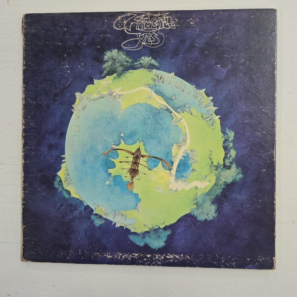 Yes Fragile Vinyl Record LP VG+/VG 1971 Classic Rock Atlantic SD 7211 Vintage